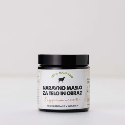 Naravno maslo za telo in obraz z ognjičevim maceratom (60 ml)